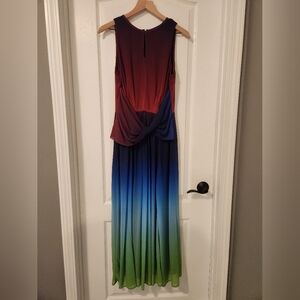 Multicolor Gradient Maxi Dress
